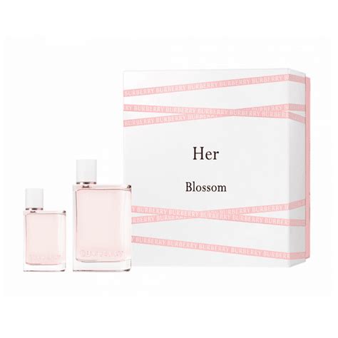 burberry her set perfume|burberry her blossom gift set.